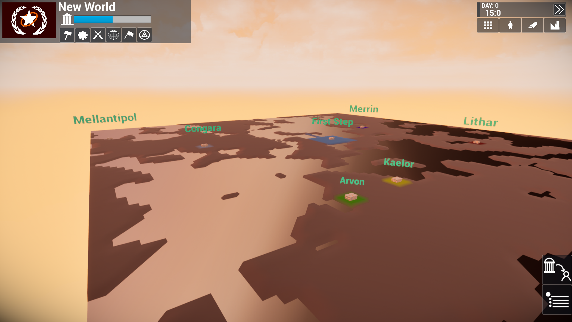 A Screenshot taken in government mode.